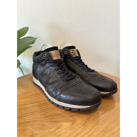 Bull Boxer Other - Bullboxer Tygier Casual Low Top Lace up Leather Men’s Black Sneaker Size 10